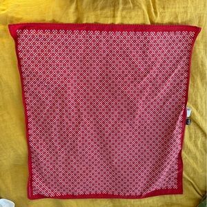 Large Red and White bandana by Tea